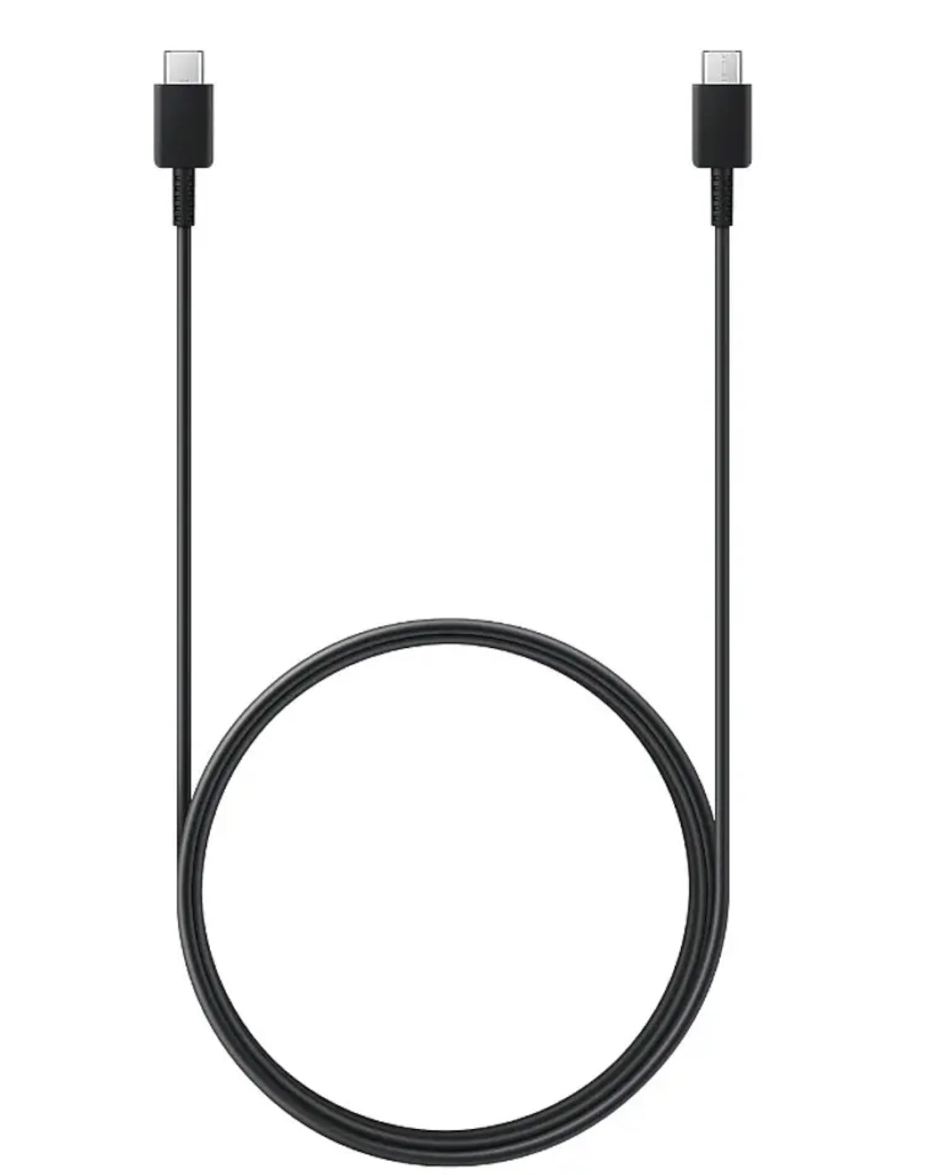 Cable USB-C a USB-C negro de 1.8 metros para carga rápida Samsung de Accesorios DLS
