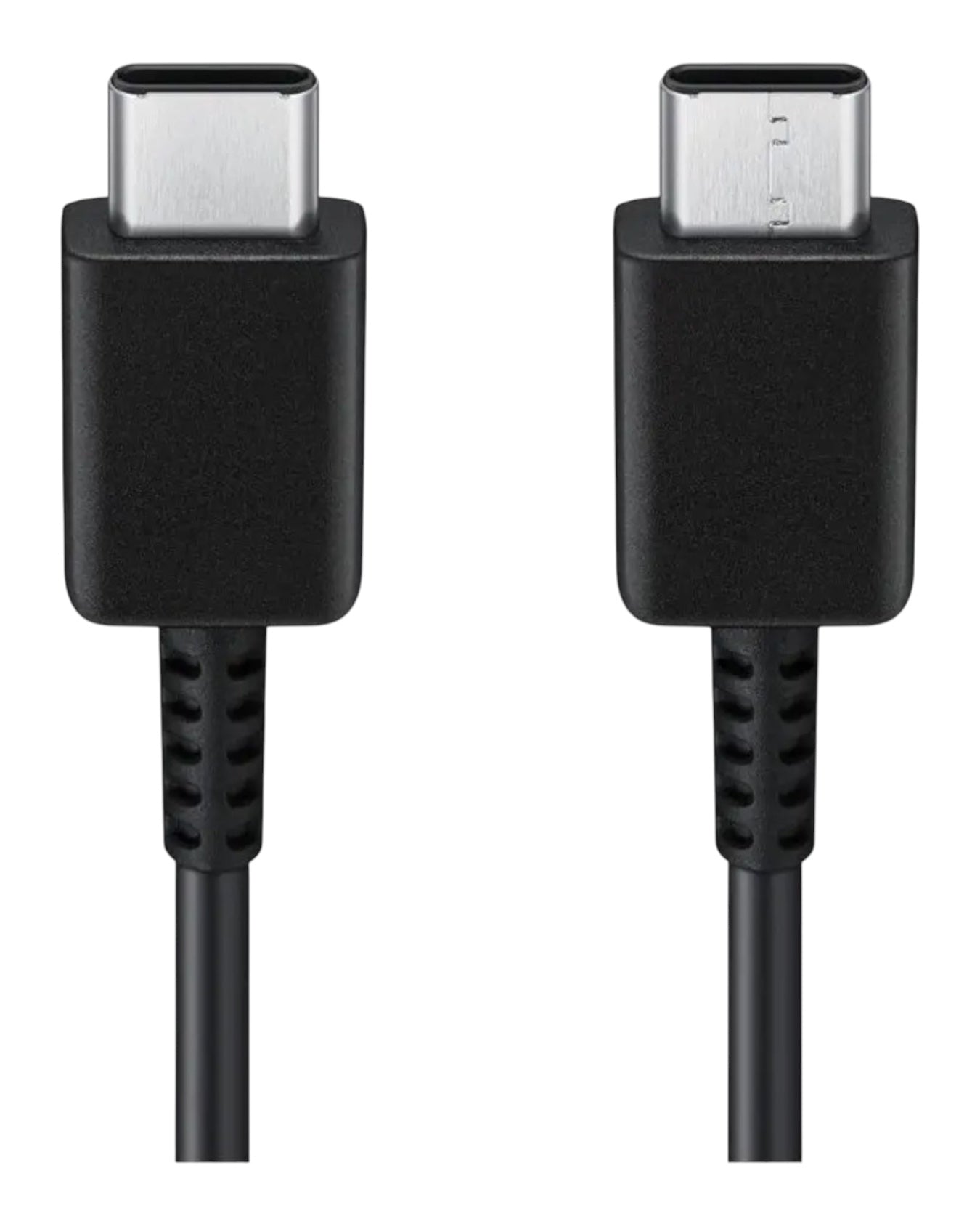Cable USB-C a USB-C negro de 5A para carga súper rápida 2.0 de Samsung vendido por Accesorios DLS