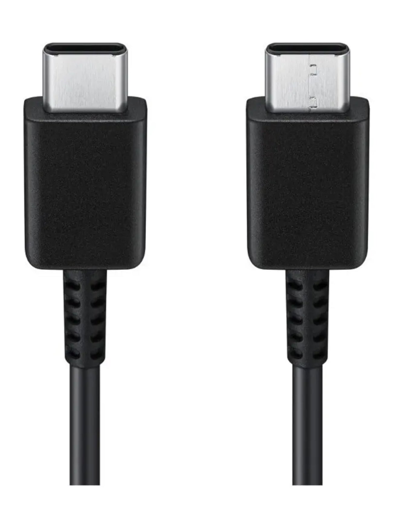 Cable Accesorios DLS USB-C a USB-C de 1.8 metros en color negro para carga súper rápida y transferencia de datos