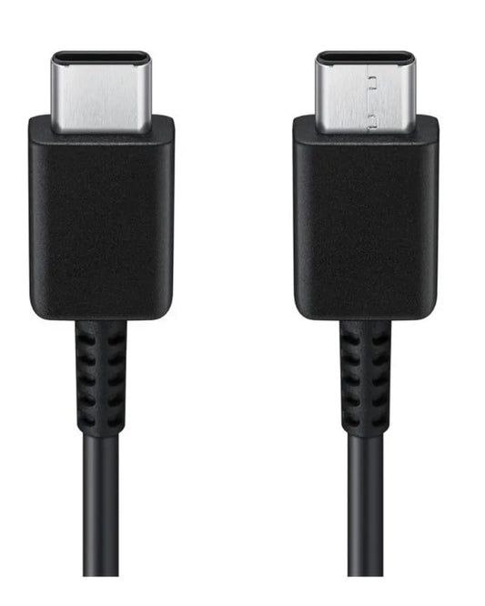 Cable Accesorios DLS USB-C a USB-C de 1.8 metros en color negro para carga súper rápida y transferencia de datos