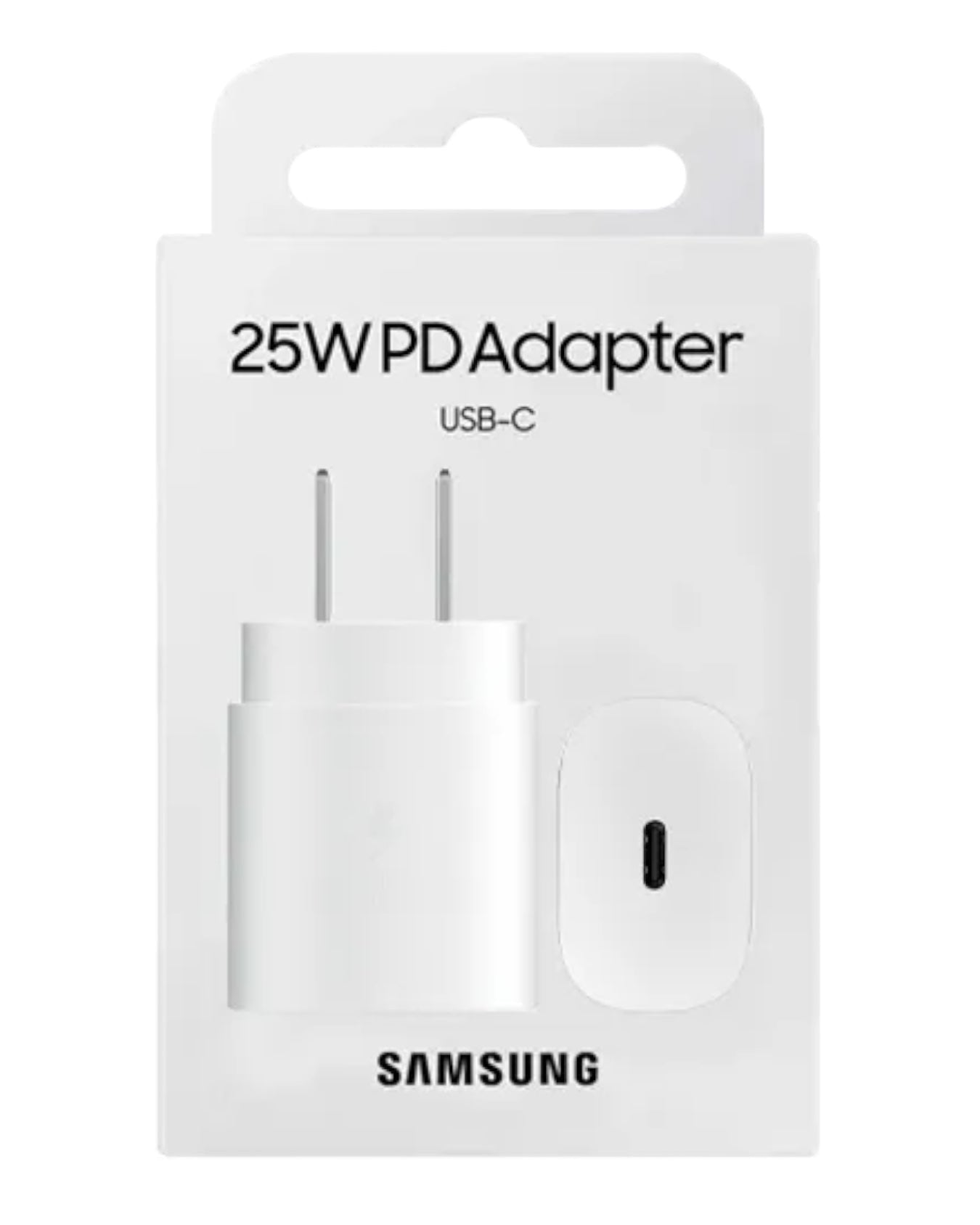 Cargador rápido Accesorios DLS Samsung 25W USB-C en su empaque original blanco