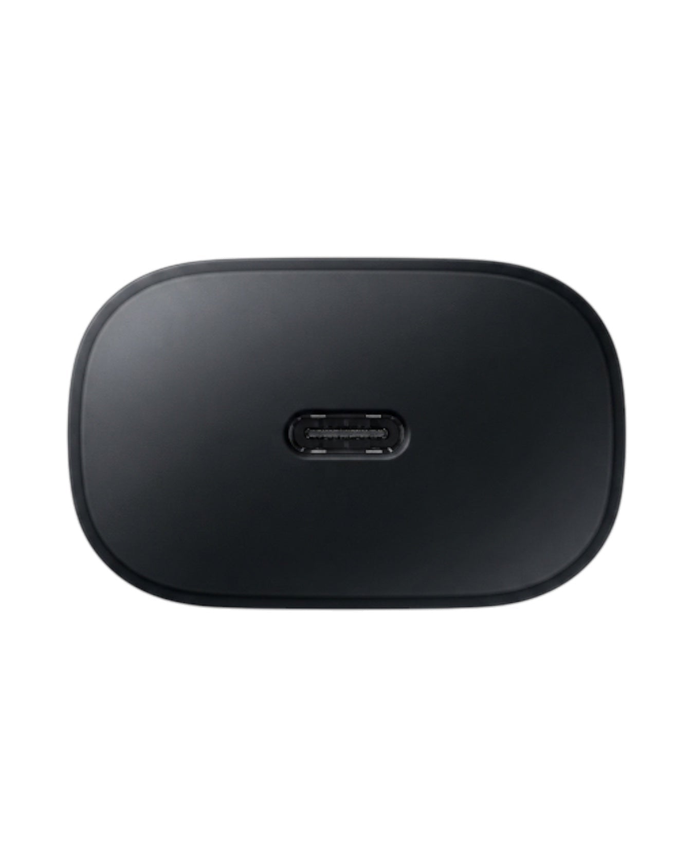 Cargador rápido Accesorios DLS Samsung 25W con puerto USB-C en color negro, diseño compacto y eficiente.
